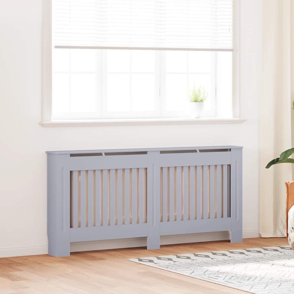 Κάλυμμα Καλοριφέρ Ανθρακί 172 x 19 x 81,5 εκ. από MDF - PAKOBAZAAR