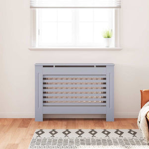Κάλυμμα Καλοριφέρ Ανθρακί 112 x 19 x 81,5 εκ. από MDF - Pakobazaar