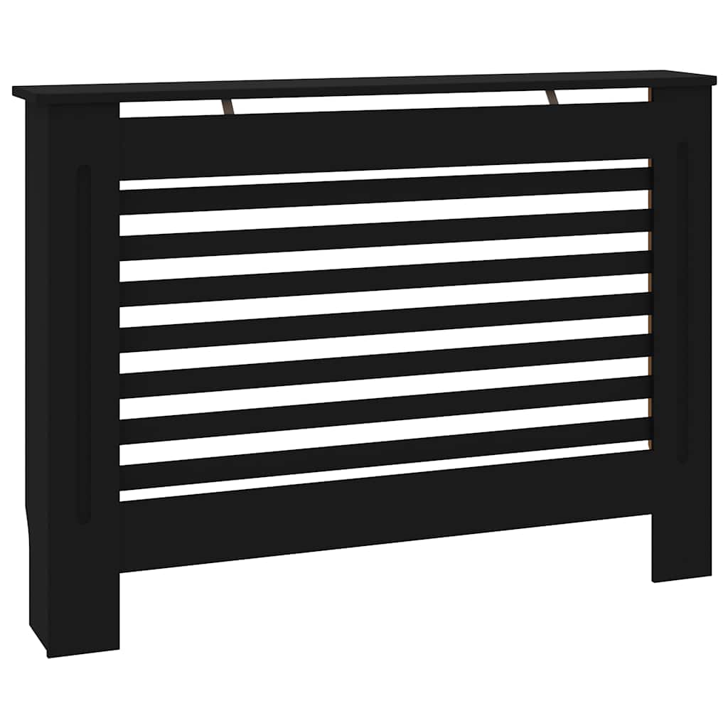 Κάλυμμα Καλοριφέρ Μαύρο 112 x 19 x 81,5 εκ. από MDF - PAKOBAZAAR