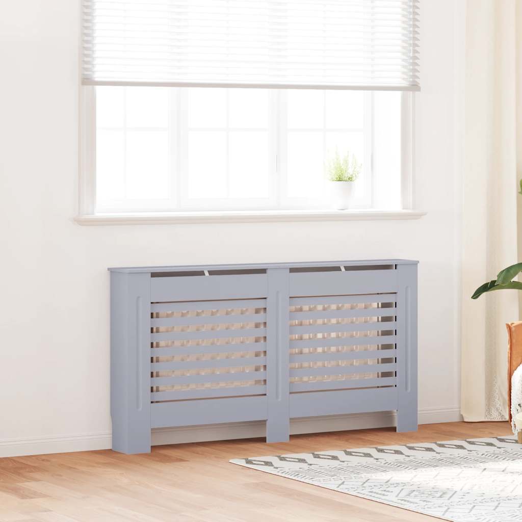Κάλυμμα Καλοριφέρ Ανθρακί 152 x 19 x 81,5 εκ. από MDF - PAKOBAZAAR