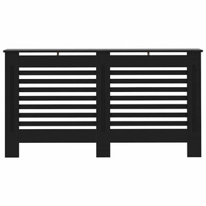 Κάλυμμα Καλοριφέρ Μαύρο 152 x 19 x 81,5 εκ. από MDF - PAKOBAZAAR