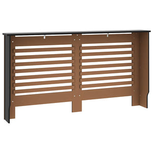 Κάλυμμα Καλοριφέρ Μαύρο 152 x 19 x 81,5 εκ. από MDF - PAKOBAZAAR