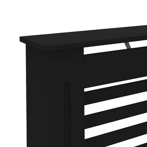 Κάλυμμα Καλοριφέρ Μαύρο 152 x 19 x 81,5 εκ. από MDF - PAKOBAZAAR
