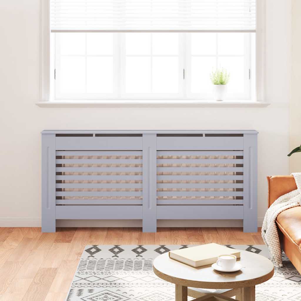 Κάλυμμα Καλοριφέρ Ανθρακί 172 x 19 x 81,5 εκ. από MDF - PAKOBAZAAR