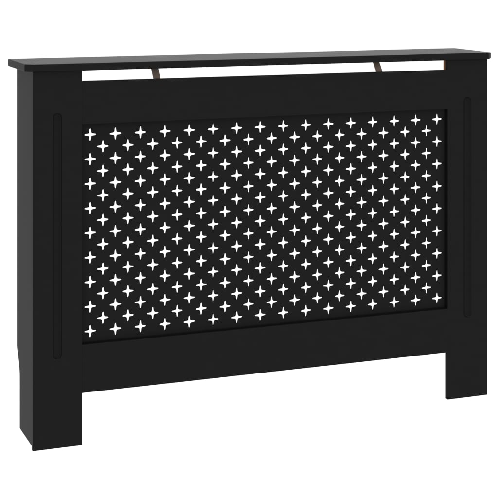Κάλυμμα Καλοριφέρ Μαύρο 112 x 19 x 81,5 εκ. από MDF - PAKOBAZAAR