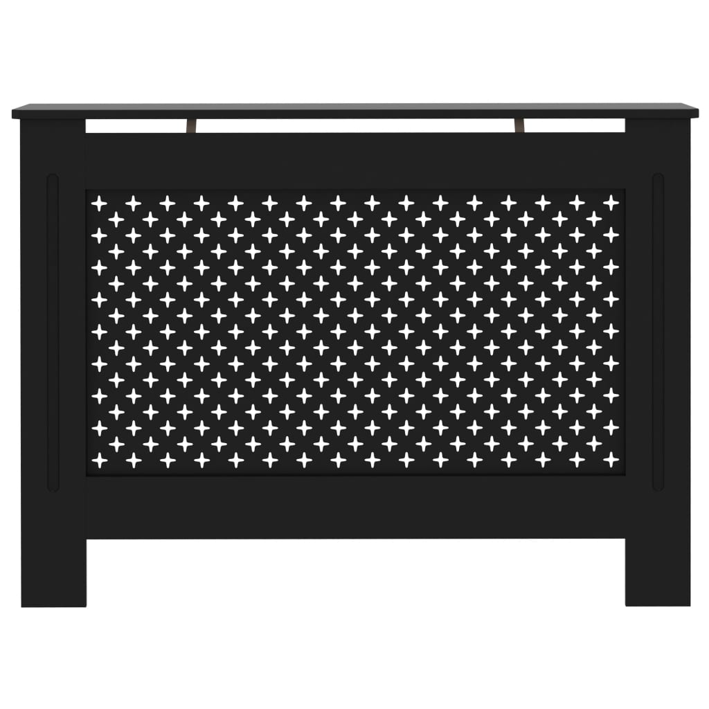Κάλυμμα Καλοριφέρ Μαύρο 112 x 19 x 81,5 εκ. από MDF - PAKOBAZAAR