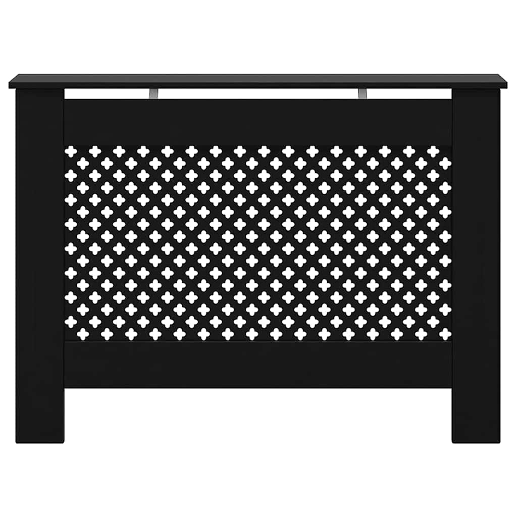 Κάλυμμα Καλοριφέρ Μαύρο 112 x 19 x 81,5 εκ. από MDF - PAKOBAZAAR