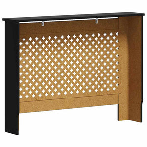 Κάλυμμα Καλοριφέρ Μαύρο 112 x 19 x 81,5 εκ. από MDF - PAKOBAZAAR