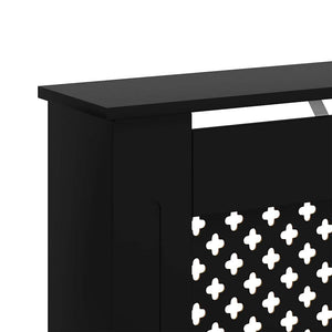 Κάλυμμα Καλοριφέρ Μαύρο 112 x 19 x 81,5 εκ. από MDF - PAKOBAZAAR
