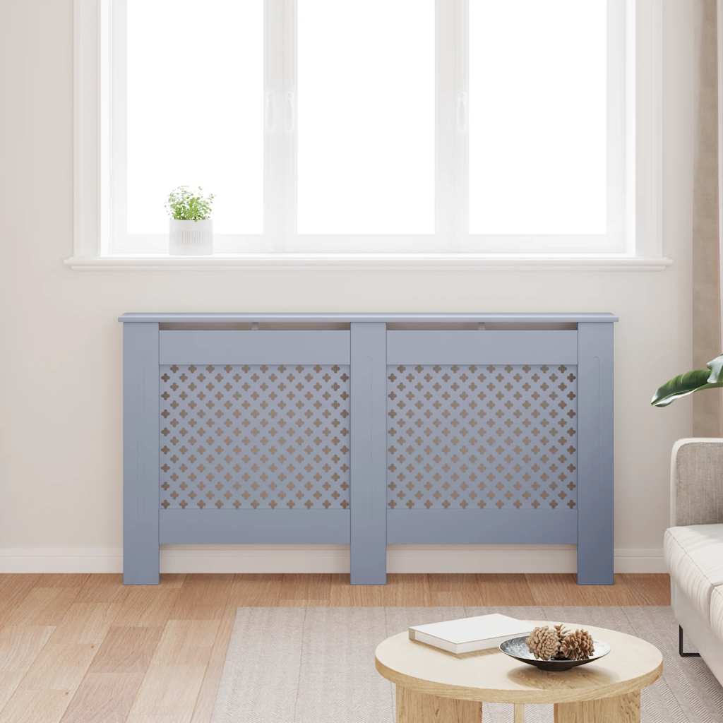 Κάλυμμα Καλοριφέρ Ανθρακί 152 x 19 x 81,5 εκ. από MDF - PAKOBAZAAR