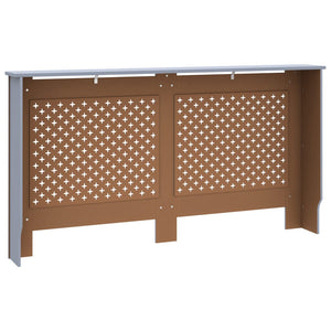 Κάλυμμα Καλοριφέρ Ανθρακί 152 x 19 x 81,5 εκ. από MDF - PAKOBAZAAR