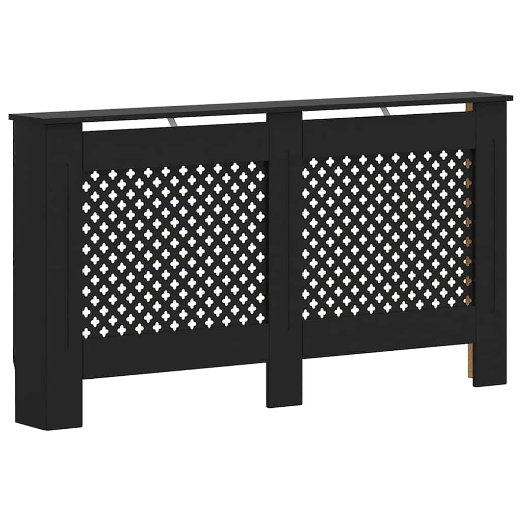Κάλυμμα Καλοριφέρ Μαύρο 152 x 19 x 81,5 εκ. από MDF - PAKOBAZAAR