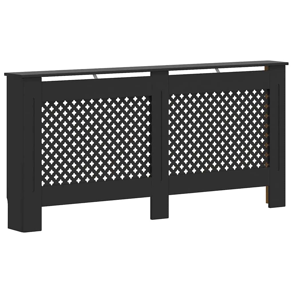 Κάλυμμα Καλοριφέρ Μαύρο 172 x 19 x 81,5 εκ. από MDF - PAKOBAZAAR