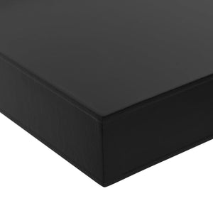 Ράφια Τοίχου 2 τεμ. Μαύρα 40 x 20 x 3,8 εκ. - PAKOBAZAAR