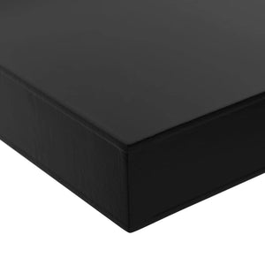 Ράφια Τοίχου 2 τεμ. Μαύρα 100 x 20 x 3,8 εκ. - PAKOBAZAAR