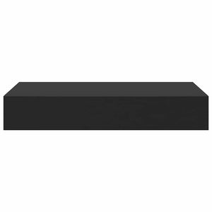 Ράφι Τοίχου με Συρτάρι Μαύρο 48 x 25 x 8 εκ. από MDF - PAKOBAZAAR