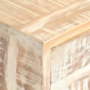 Έπιπλο Τηλεόρασης Λευκό 140 x 30 x 45 εκ. Μασίφ Ξύλο Ακακίας - PAKOBAZAAR