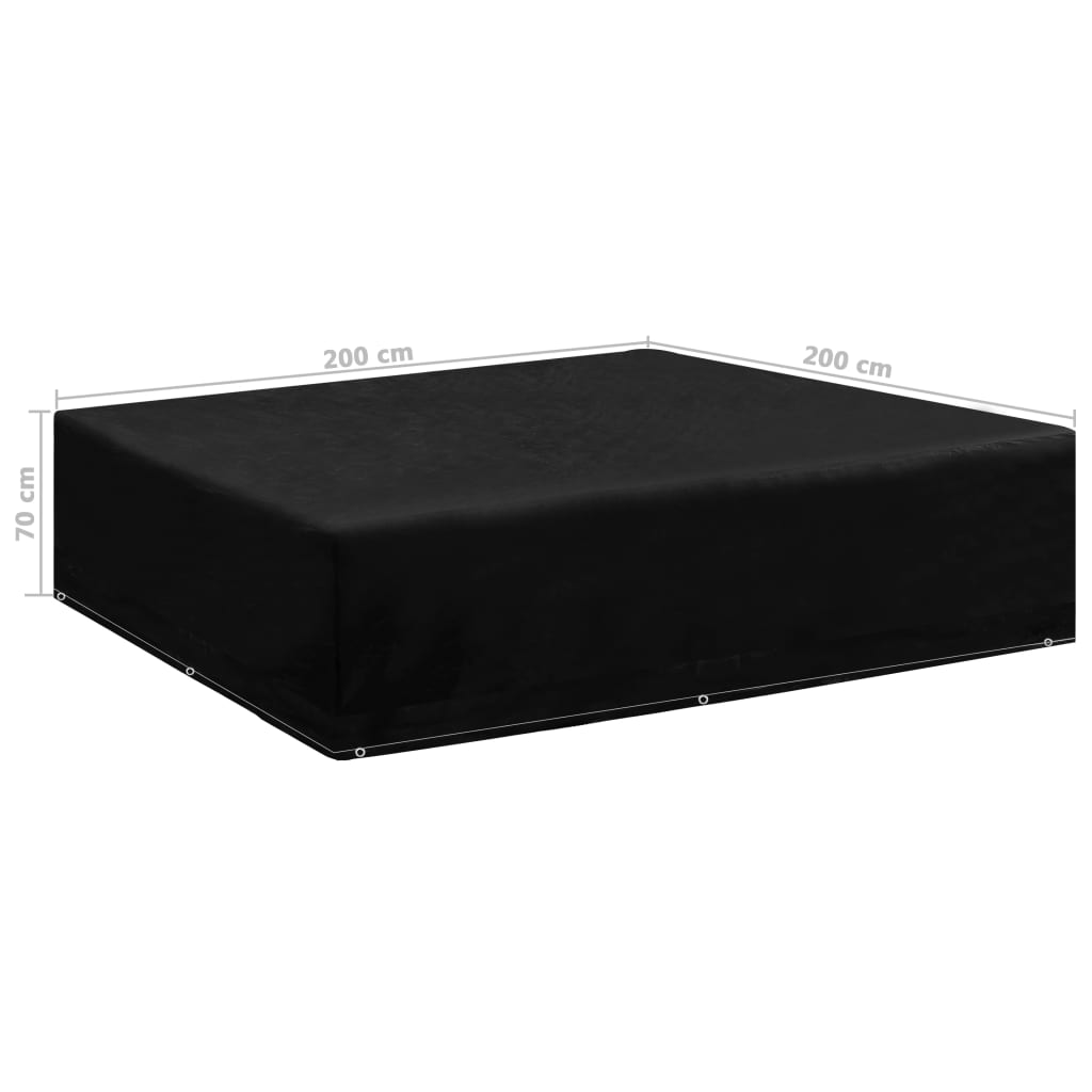 Κάλυμμα Επίπλων Κήπου με 8 Κρίκους 200 x 200 x 70 εκ.