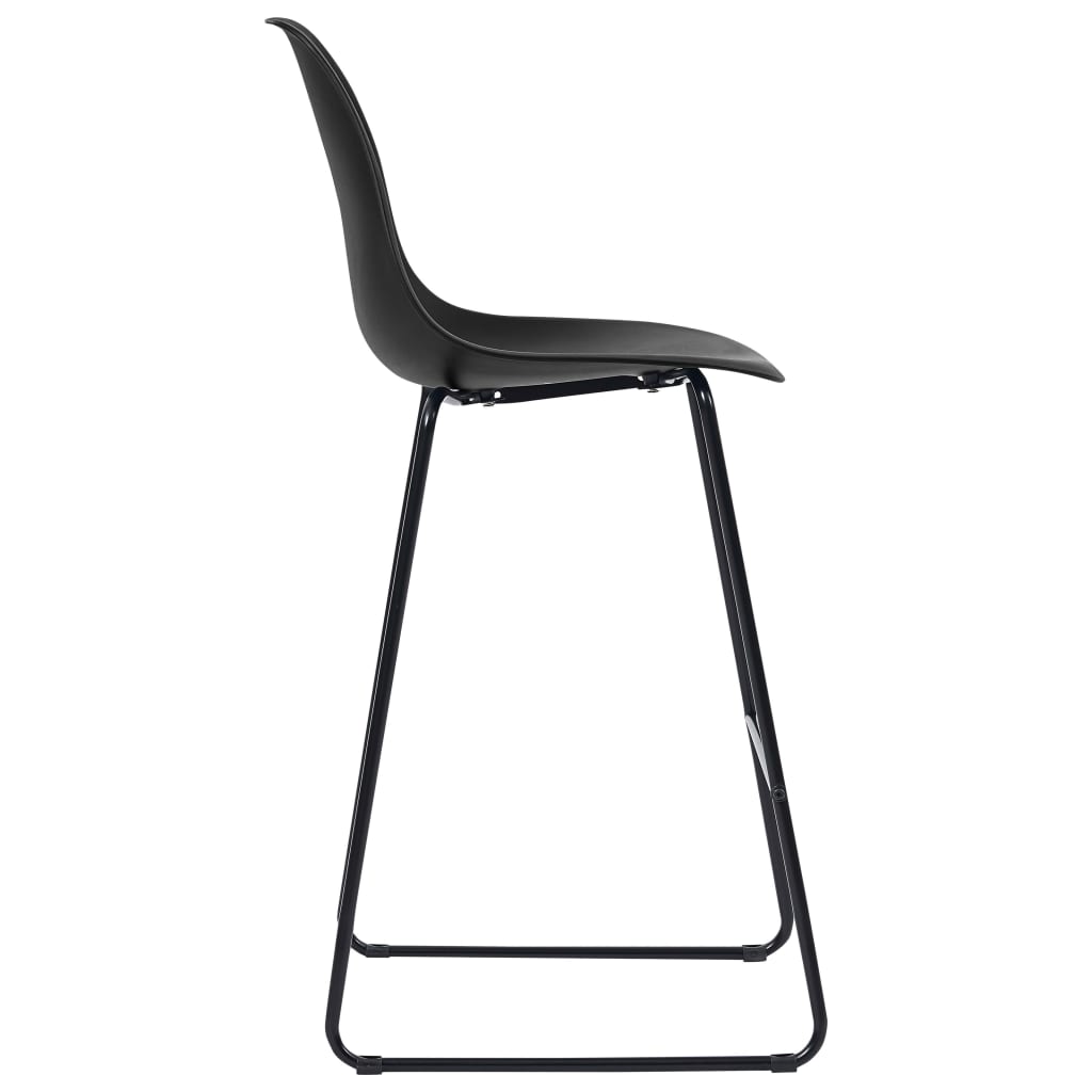 Σετ Επίπλων Μπαρ 5 Τεμαχίων Μαύρο Πλαστικό