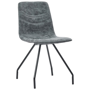 Σετ Τραπεζαρίας 11 Τεμαχίων Μαύρο από Συνθετικό Δέρμα