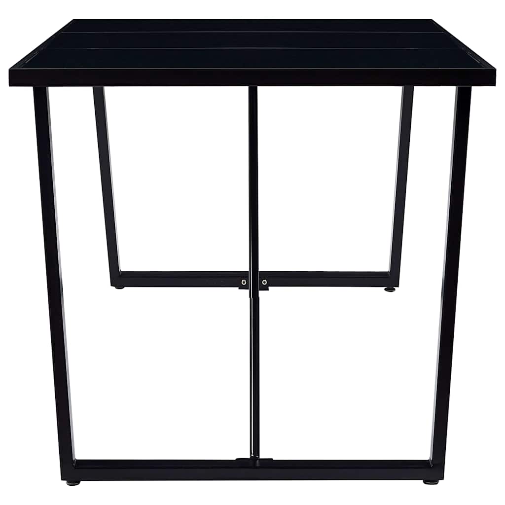 Σετ Τραπεζαρίας 9 Τεμαχίων Κρεμ από Συνθετικό Δέρμα
