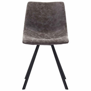 Σετ Τραπεζαρίας 11 Τεμαχίων Καφέ από Συνθετικό Δέρμα