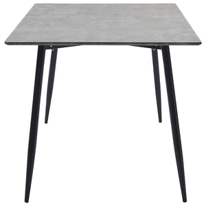 Σετ Τραπεζαρίας 11 Τεμαχίων Μαύρο από Συνθετικό Δέρμα