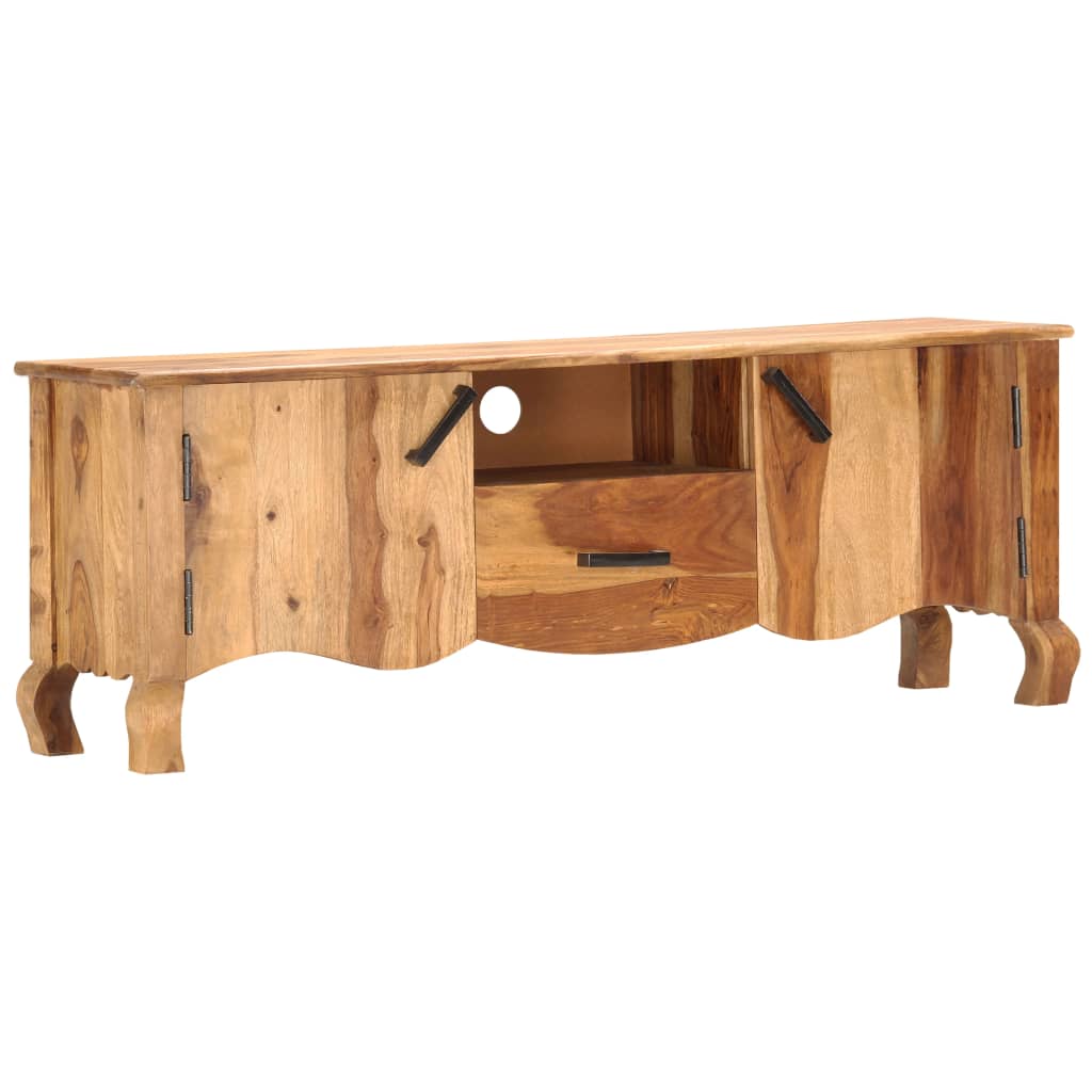 Έπιπλο Τηλεόρασης 115x30x42 εκ. από Μασίφ Ξύλο - Pakobazaar