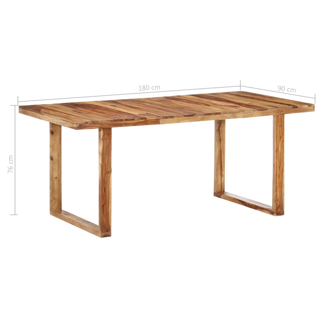 Τραπεζαρία 180 x 90 x 76 εκ. από Μασίφ Ξύλο Ακακίας