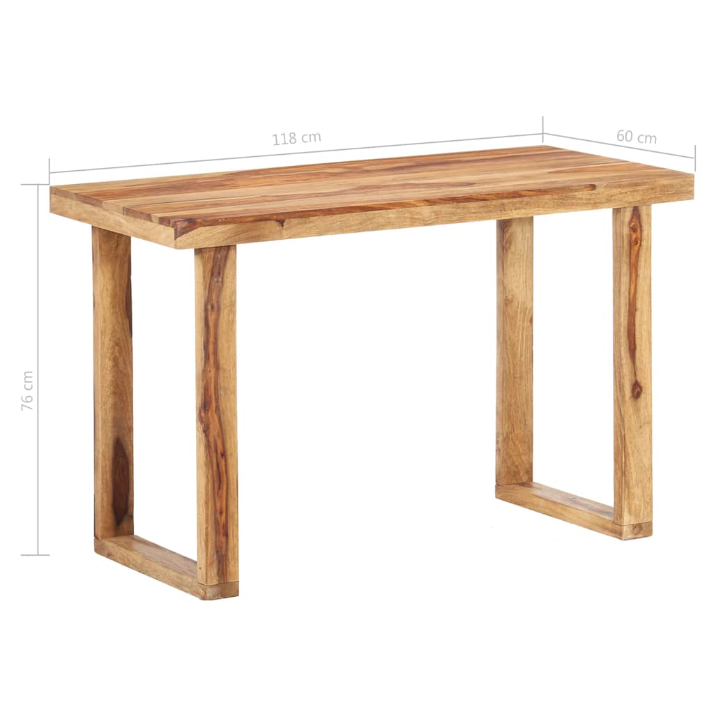Τραπεζαρία 118 x 60 x 76 εκ. από Μασίφ Ξύλο Ακακίας