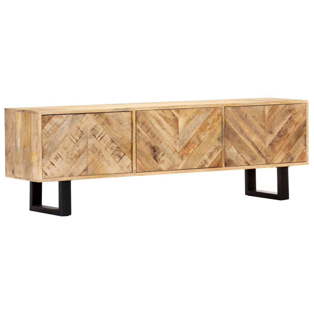 Έπιπλο Τηλεόρασης 140 x 30 x 45 εκ. από Μασίφ Ξύλο Μάνγκο