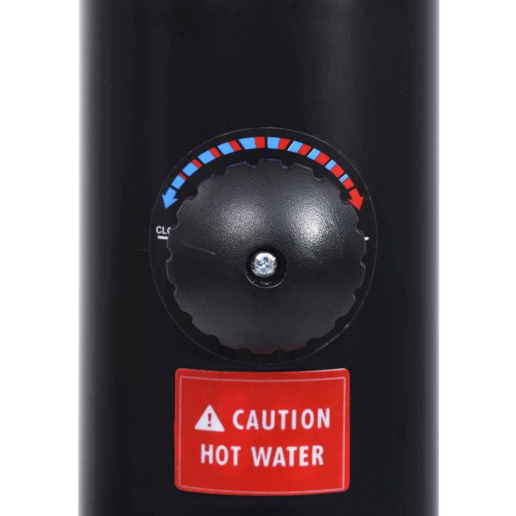 Ντους Κήπου Ηλιακό Μαύρο 215 εκ. 8 Λίτρων