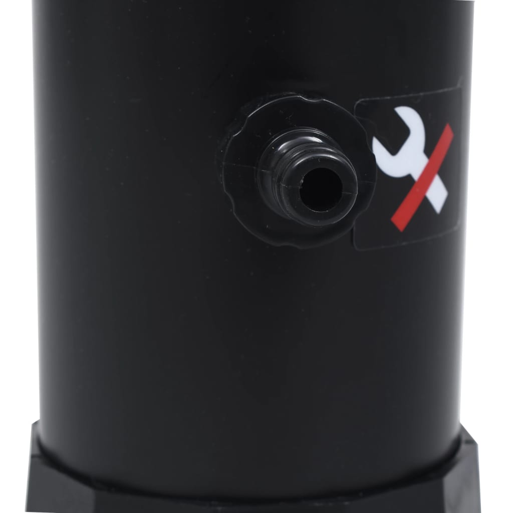 Ντους Κήπου Ηλιακό Μαύρο 215 εκ. 8 Λίτρων