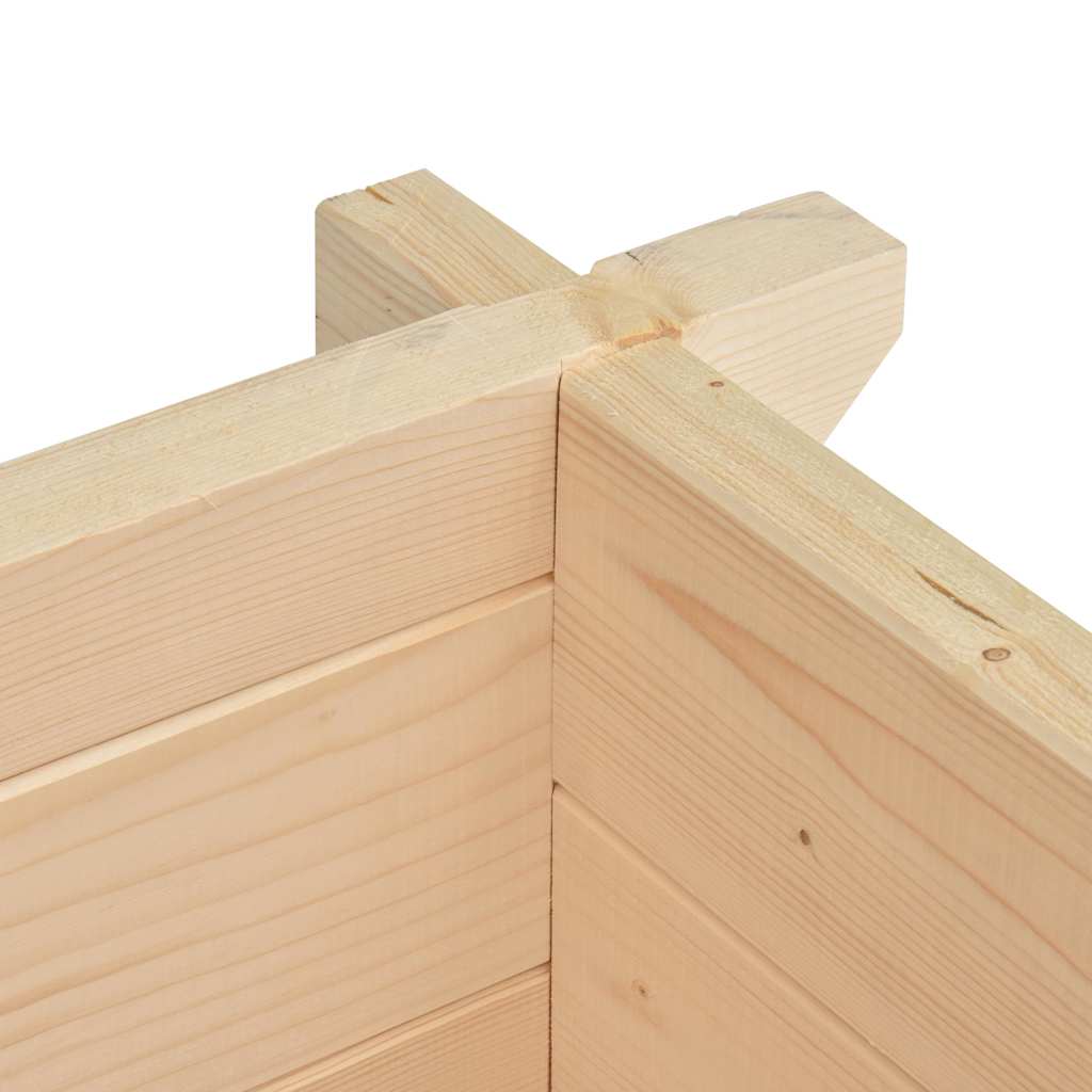 Ζαρντινιέρα Υπερυψωμένη 42 χιλ 100x100x87,8 εκ Μασίφ Ερυθρελάτη - Pakobazaar