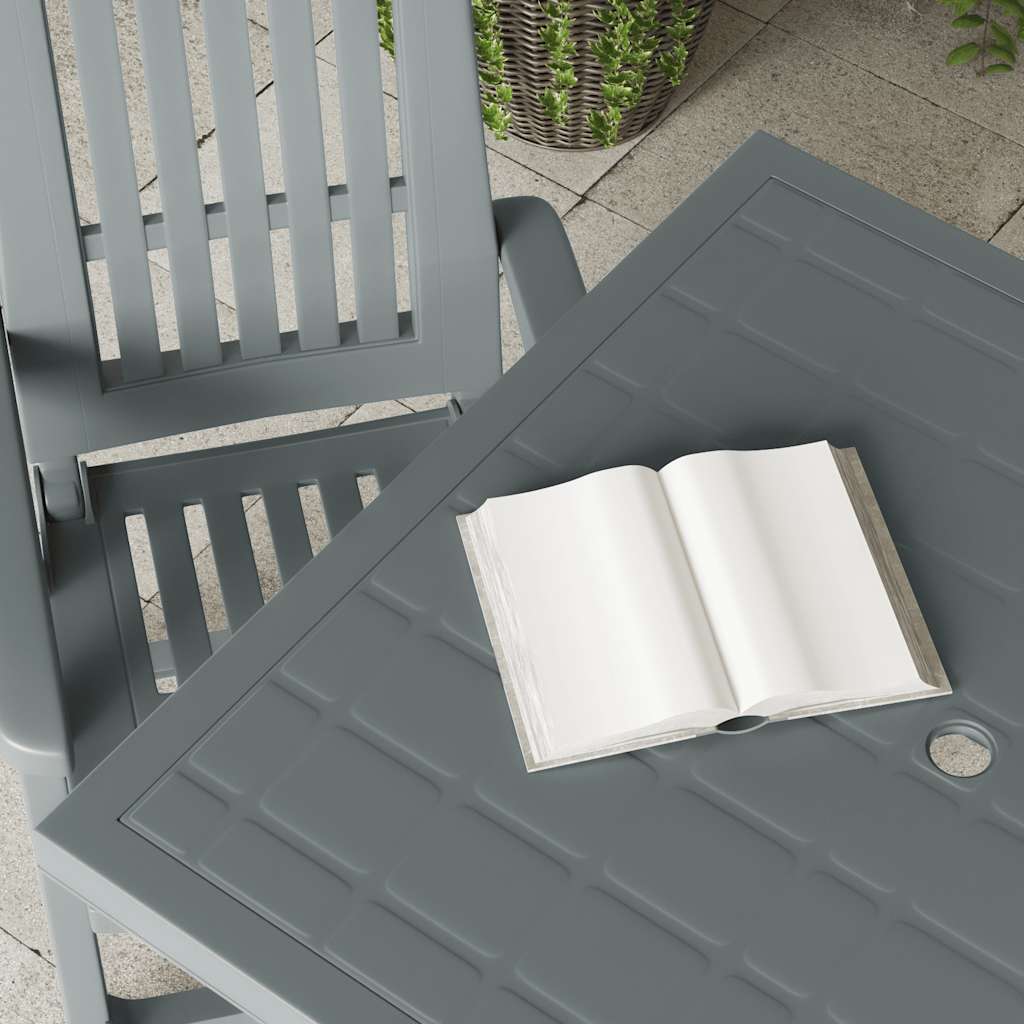 Τραπέζι Κήπου Πράσινο 80 x 75 x 72 εκ. Πλαστικό - Pakobazaar