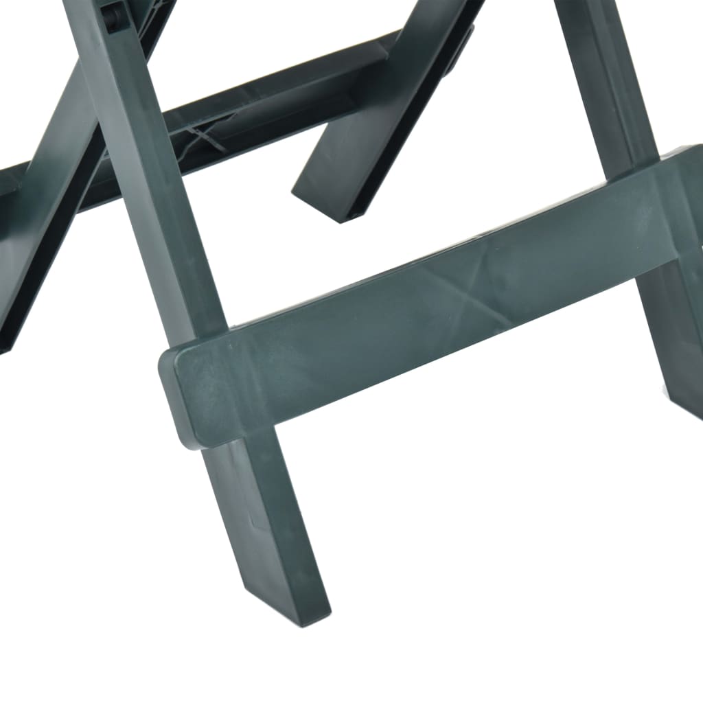 Τραπέζι Κήπου Πτυσσόμενο Πράσινο 45 x 43 x 50 εκ. Πλαστικό