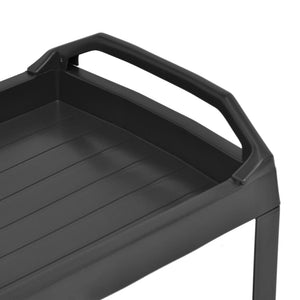 Τρόλεϊ Μπαρ Ανθρακί 69 x 53 x 72 εκ. Πλαστικό - Pakobazaar