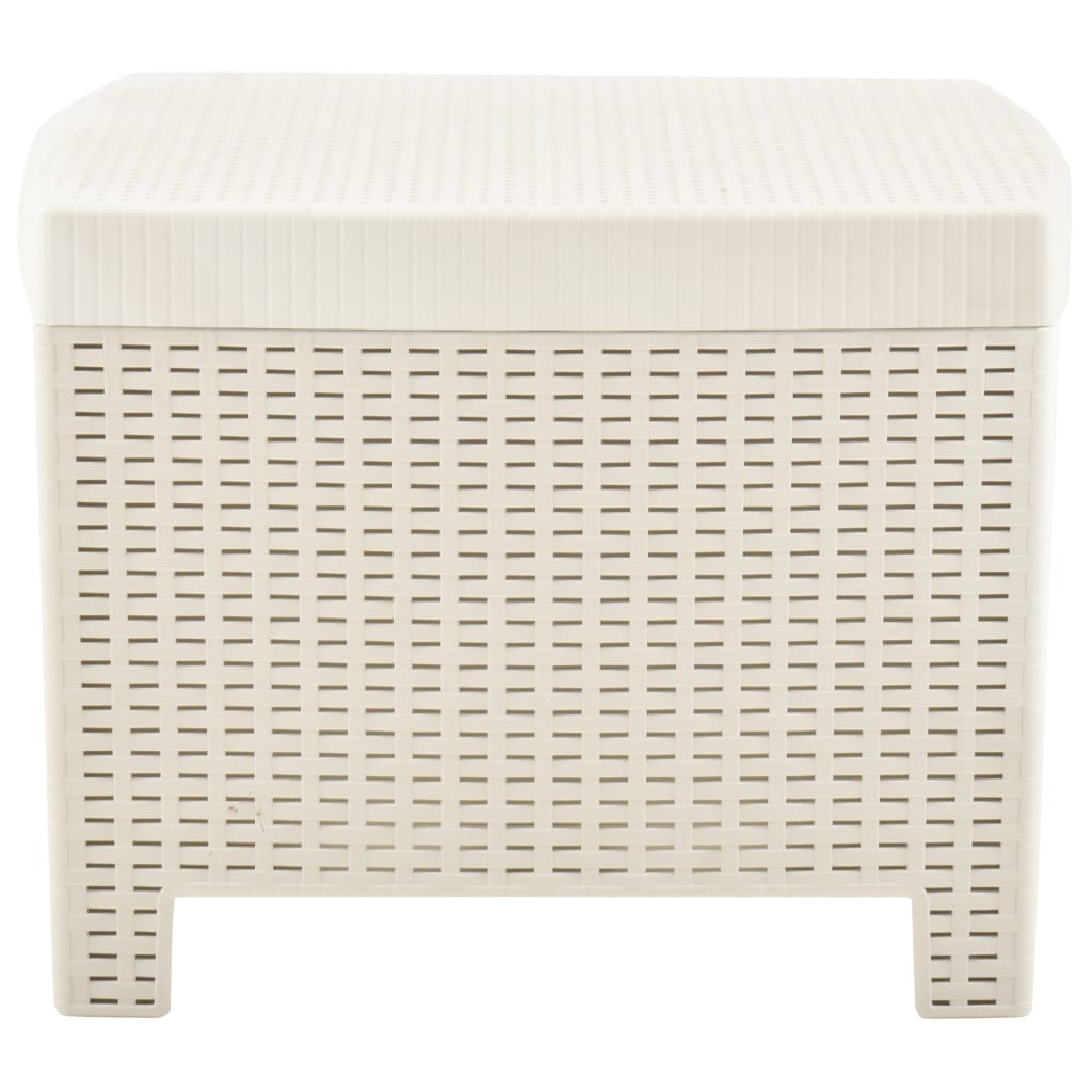 Σαλόνι Κήπου 3 Τεμαχίων Λευκό Πλαστικό - Pakobazaar