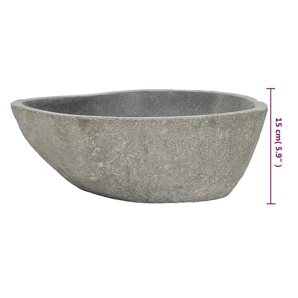 Νιπτήρας River Stone Οβάλ (37-46)x(29-36) εκ. - PAKOBAZAAR