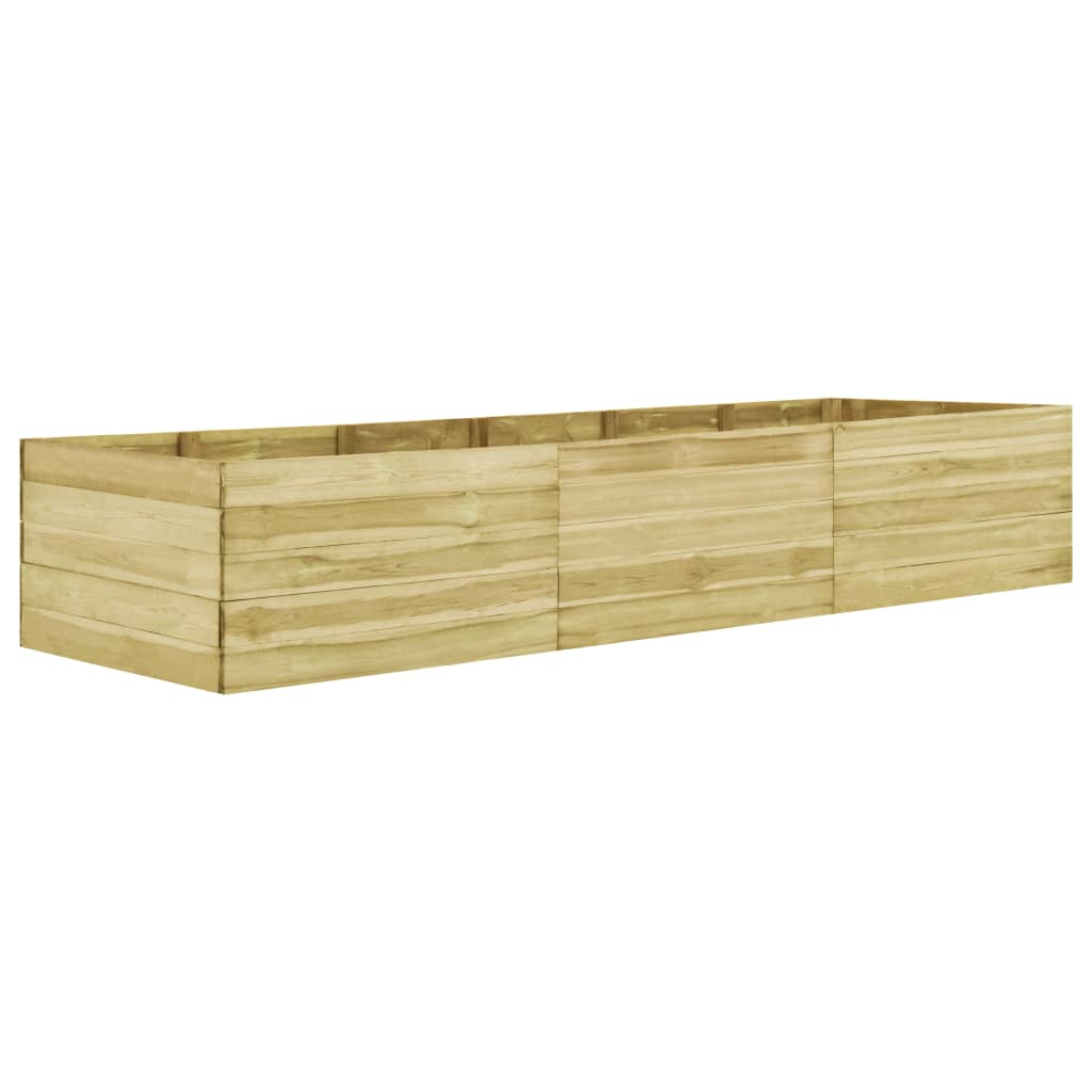 Ζαρντινιέρα Υπερυψωμένη 450x150x54 εκ. Εμποτισμένο Ξύλο Πεύκου