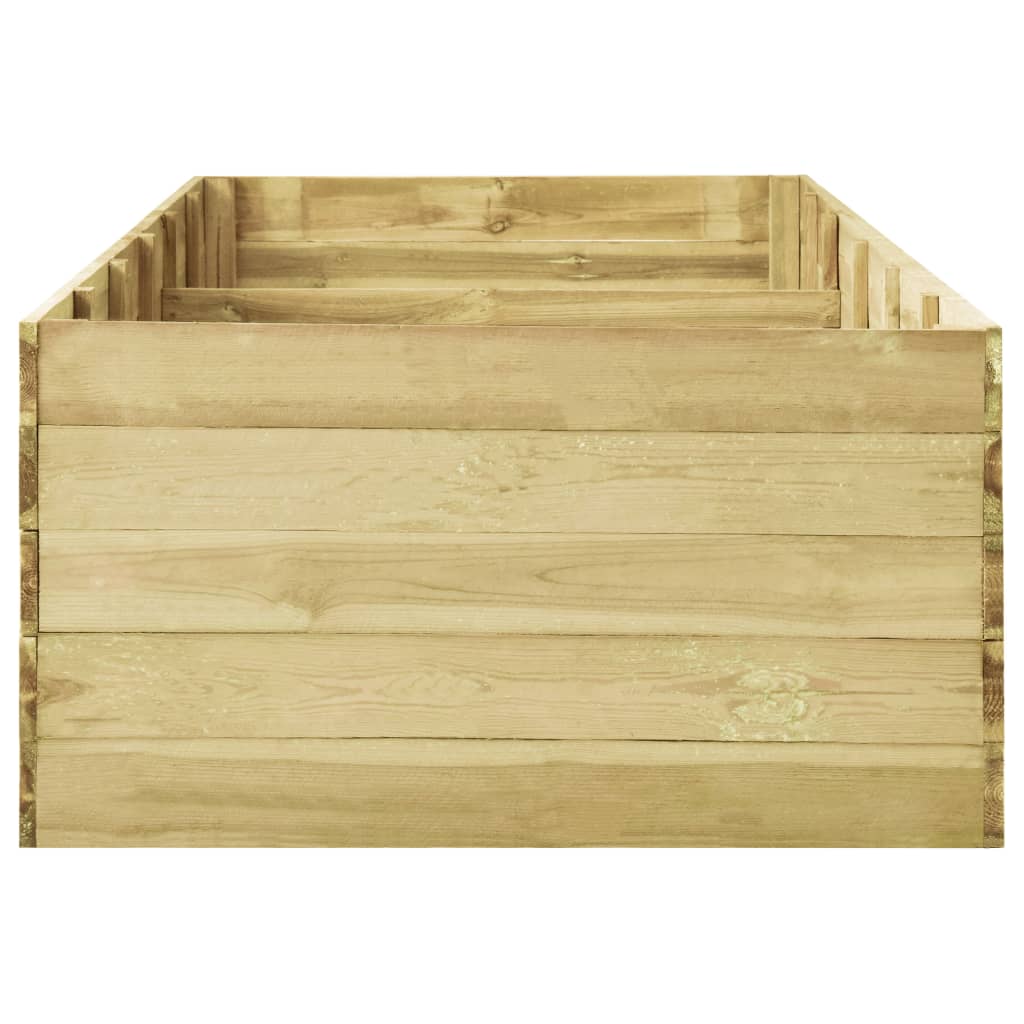 Ζαρντινιέρα Υπερυψωμένη 450x150x54 εκ. Εμποτισμένο Ξύλο Πεύκου