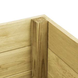 Ζαρντινιέρα Υπερυψωμένη 450x150x54 εκ. Εμποτισμένο Ξύλο Πεύκου