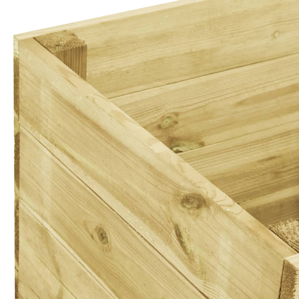 Ζαρντινιέρα Υπερυψωμένη 450x150x54 εκ. Εμποτισμένο Ξύλο Πεύκου