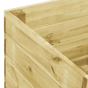 Ζαρντινιέρα Υπερυψωμένη 450x150x54 εκ. Εμποτισμένο Ξύλο Πεύκου