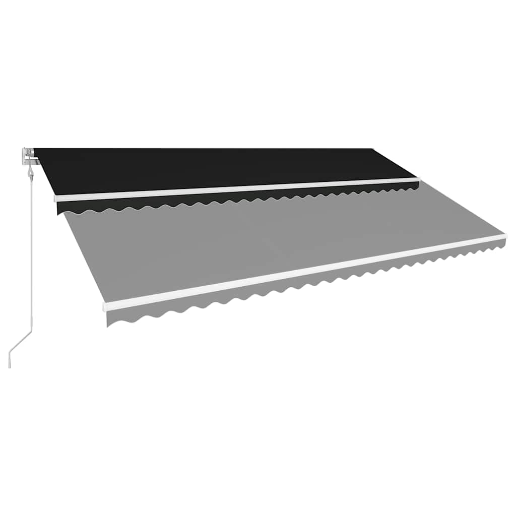 Τέντα Συρόμενη Αυτόματη Ανθρακί 600 x 300 εκ. - Pakobazaar