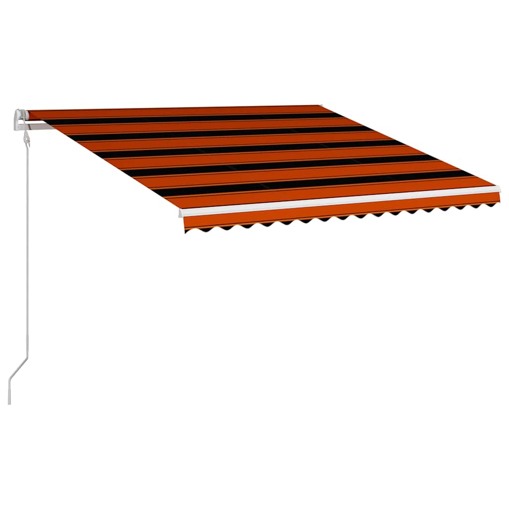 Τέντα Συρόμενη Αυτόματη Πορτοκαλί / Καφέ 450 x 300 εκ.