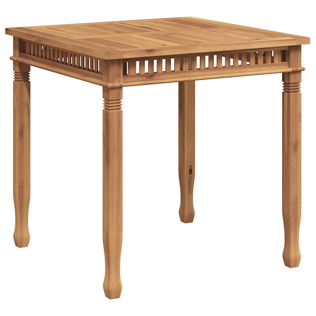 Τραπεζαρία Κήπου 80 x 80 x 80 εκ. από Μασίφ Ξύλο Teak - Pakobazaar
