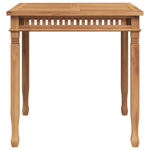 Τραπεζαρία Κήπου 80 x 80 x 80 εκ. από Μασίφ Ξύλο Teak - Pakobazaar