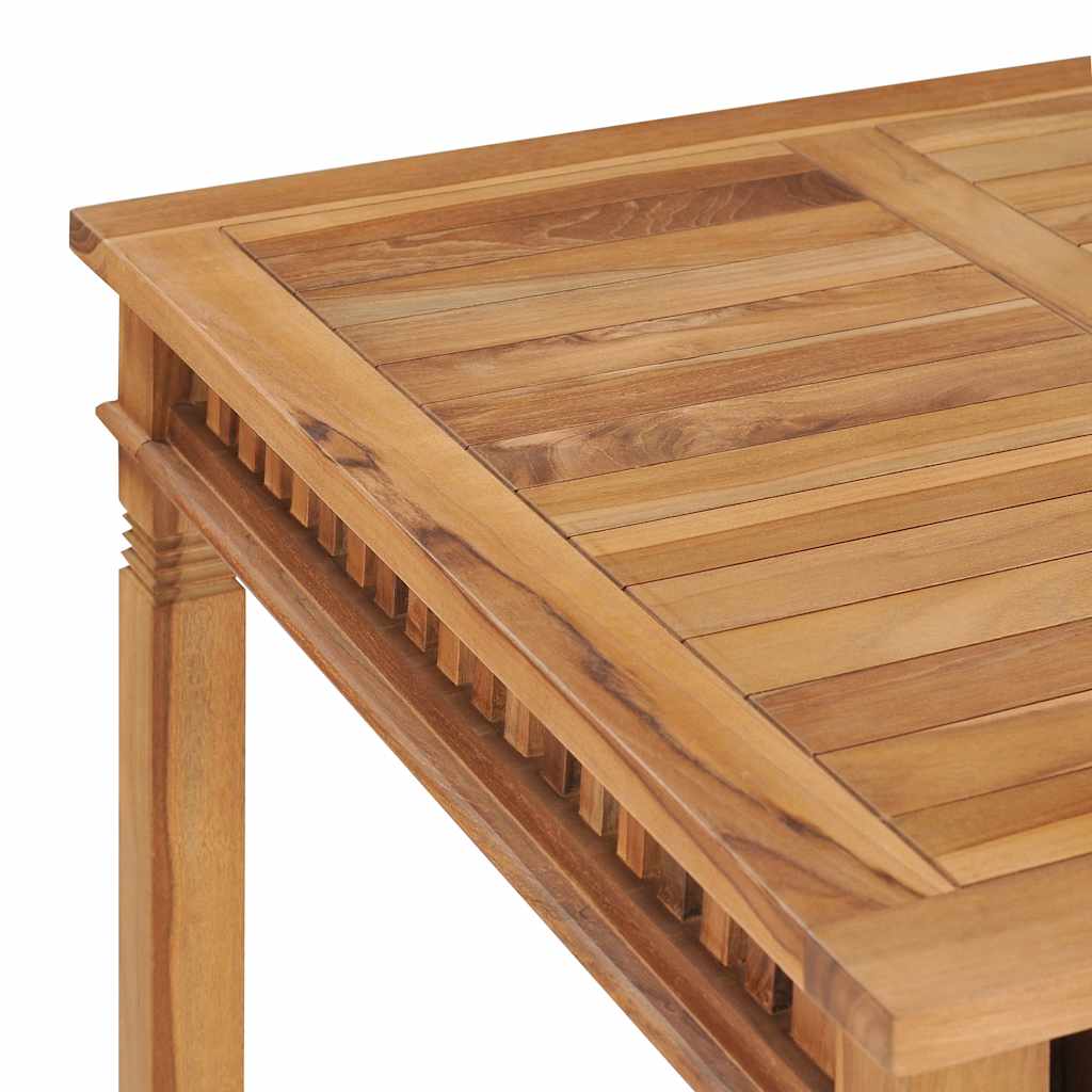 Τραπεζαρία Κήπου 80 x 80 x 80 εκ. από Μασίφ Ξύλο Teak - Pakobazaar