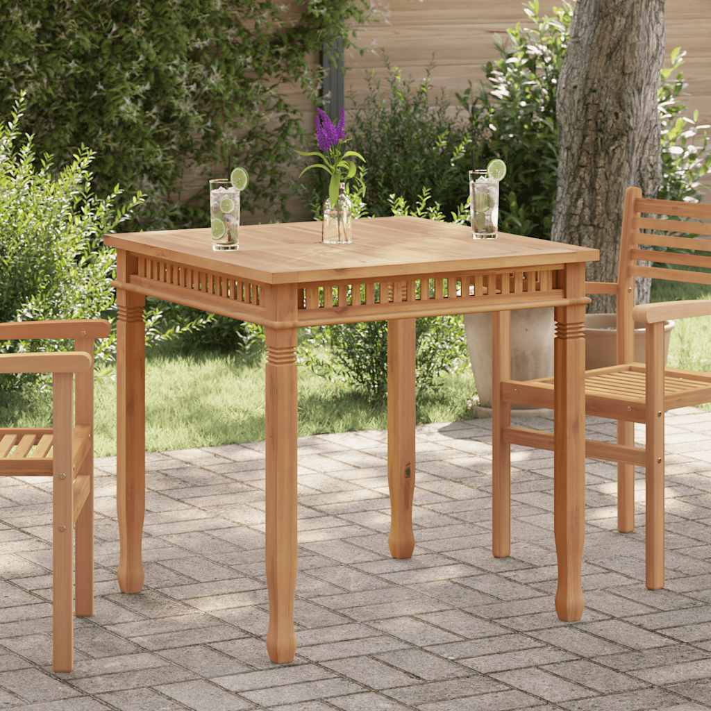 Τραπεζαρία Κήπου 80 x 80 x 80 εκ. από Μασίφ Ξύλο Teak - Pakobazaar
